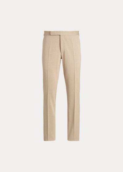 Pantalones Ralph Lauren Hombre Kaki - Gregory Wool Covert - ZGNRA8631